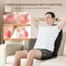 Back Massage Chair Seat Pad Deep Tissue Vibration 2 Levels Cool or Heat