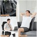 Back Massage Chair Seat Pad Deep Tissue Vibration 2 Levels Cool or Heat