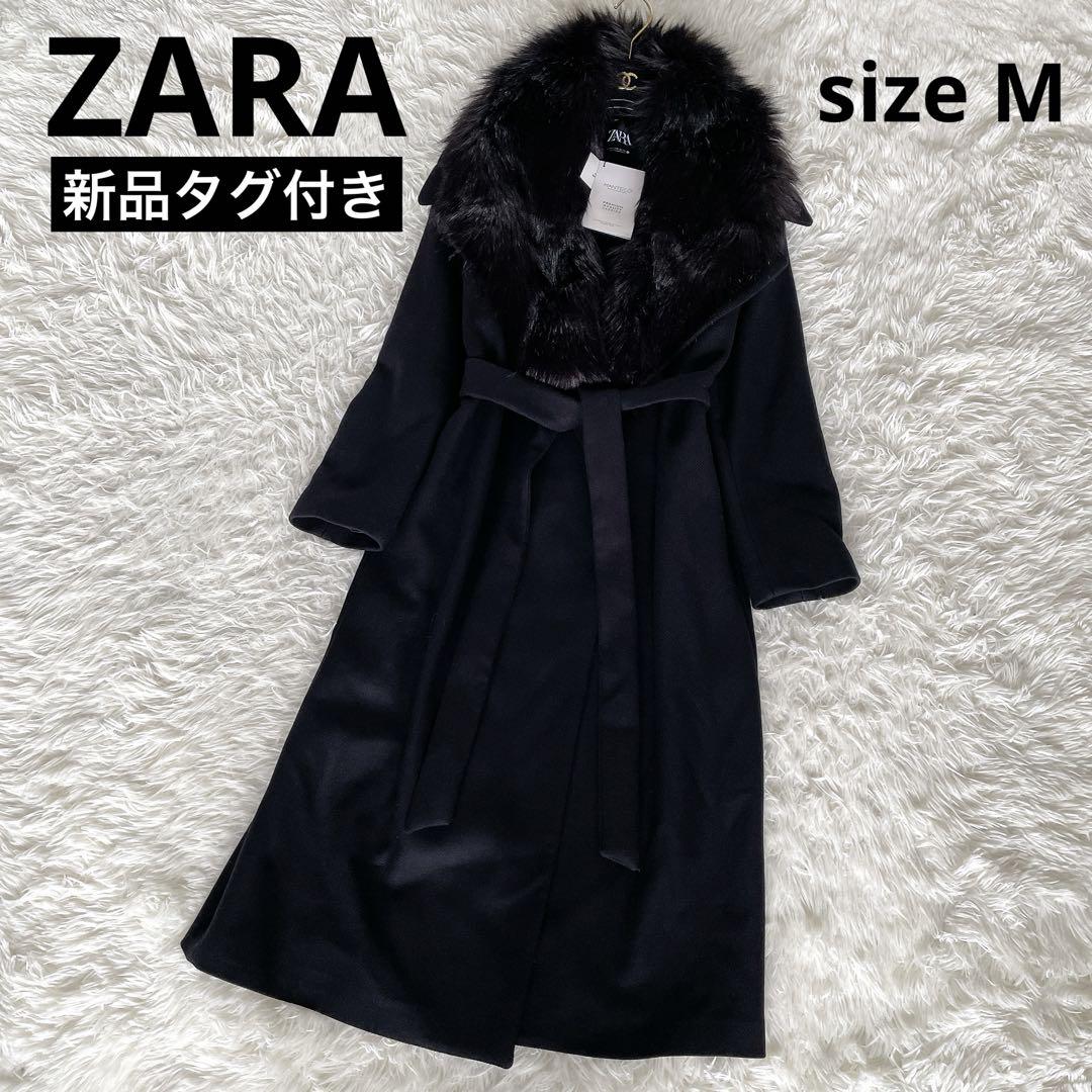 Brand New with Tags ✨【ZARA】Long Premium Wool Blend Coat in Manteco Fabric, Black