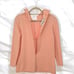 Vintage Andrea Gayle 2 pc Pant Suit Woman XS? Peach Pink 1970s Retro Chic Preppy