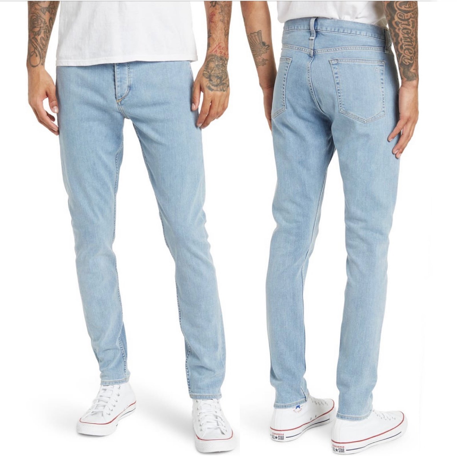 NEW Rag & Bone Men’s Straight Leg Denim Jeans size 30 Extra Slim