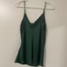 satin cowl neck cami tank top