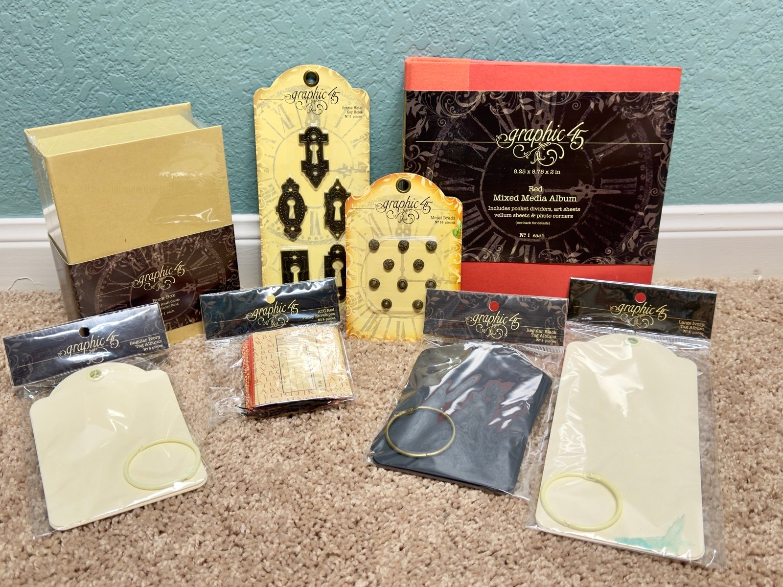 Graphic 45 Paper Craft/Scrapbooking Bundle- NWT