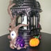 Bath & Body Works Light-Up Haunted Gazebo 3-Wick Candle Holder NIB Halloween