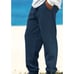 Crazy Shirt Hawaii Navy Joggers Cotton Pants Size XL blue