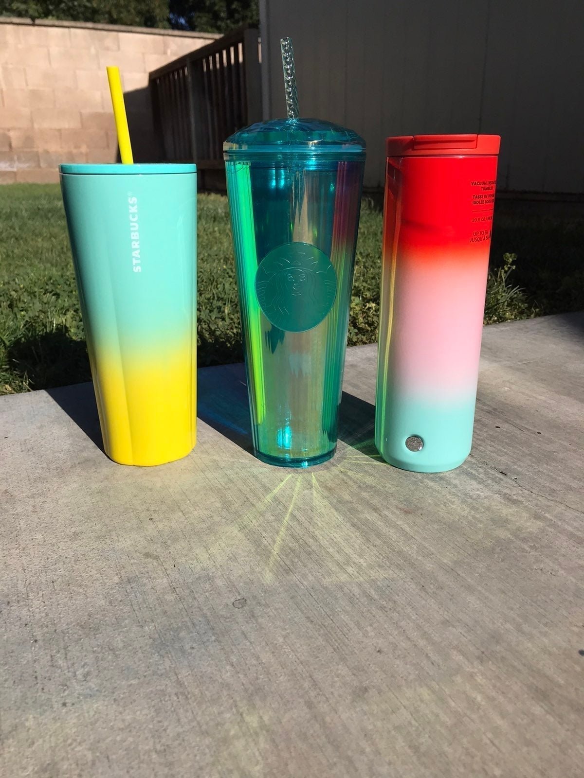 Starbucks tumblers