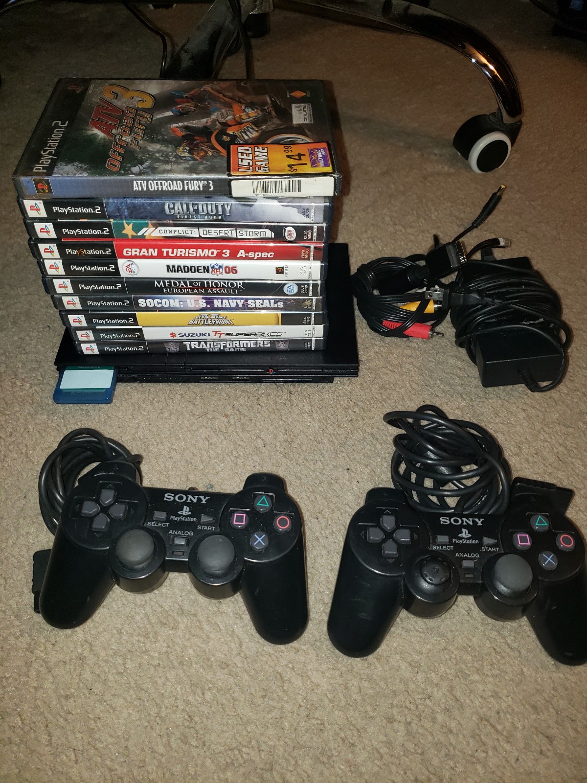 PlayStation 2 & 10 Games