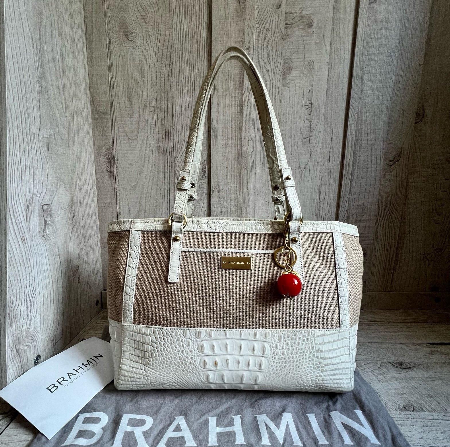 Brahmin Aster Tote Bag