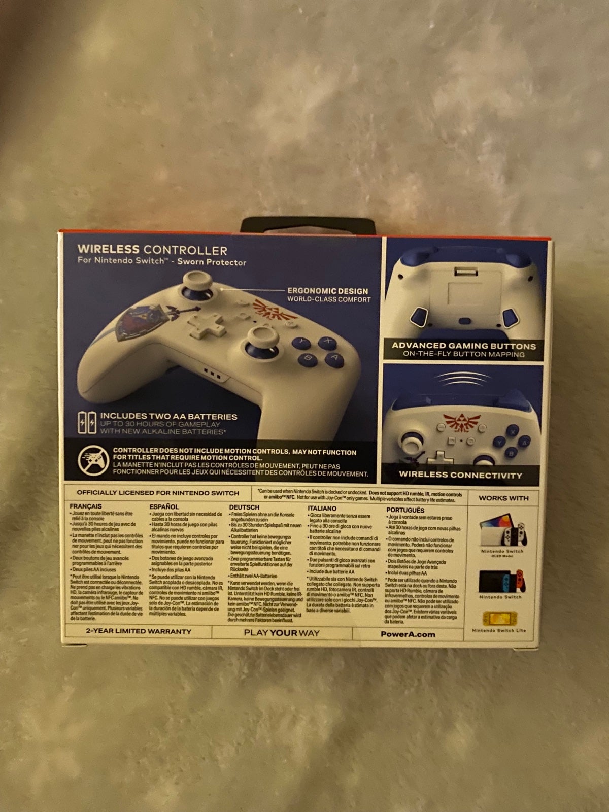 Nintendo switch wireless controller Zelda