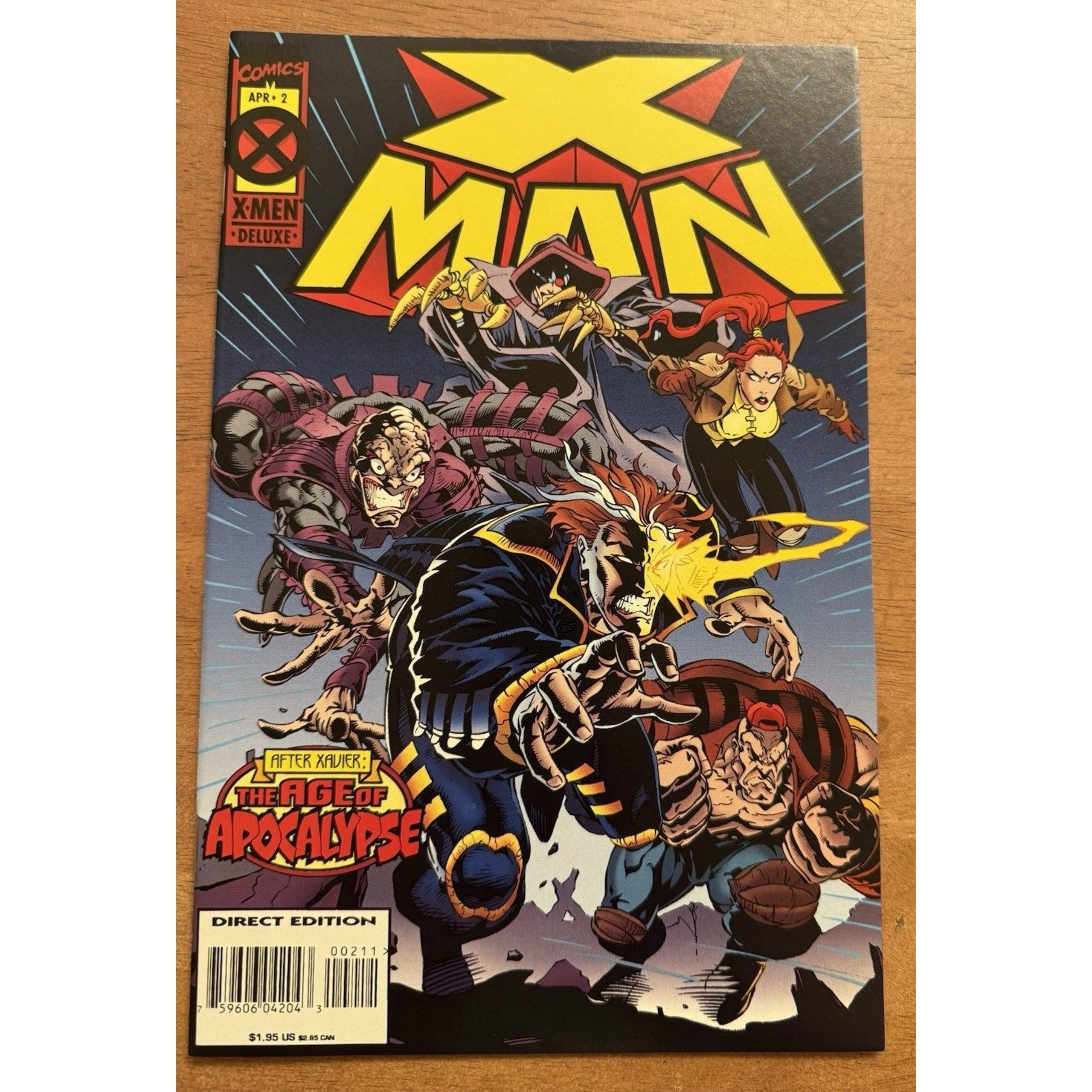 MARVEL COMICS X-MEN DELUXE  X-MAN APRIL #2 After Xavier: The Age Of Apocalypse