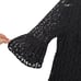 Lilly Pulitzer Jaclene Ruffle Dress Onyx Leopard Knit Lace NEW Womens Large