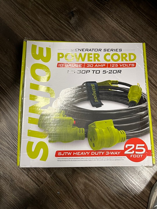 SureJoe Generator Cord