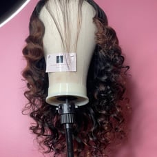 human hair lace front wig