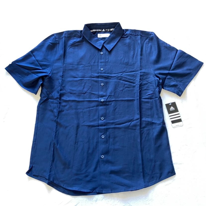 Adidas Dress Shirt Button Front Shirts for Men Mercari