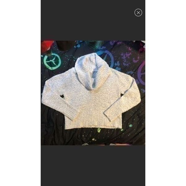 Gray Cowl Neck Sweater Junior's Large