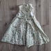 Papo d'Anjo Green Floral Peter Pan Collar Pinafore Dress, Size 2YR (K1)