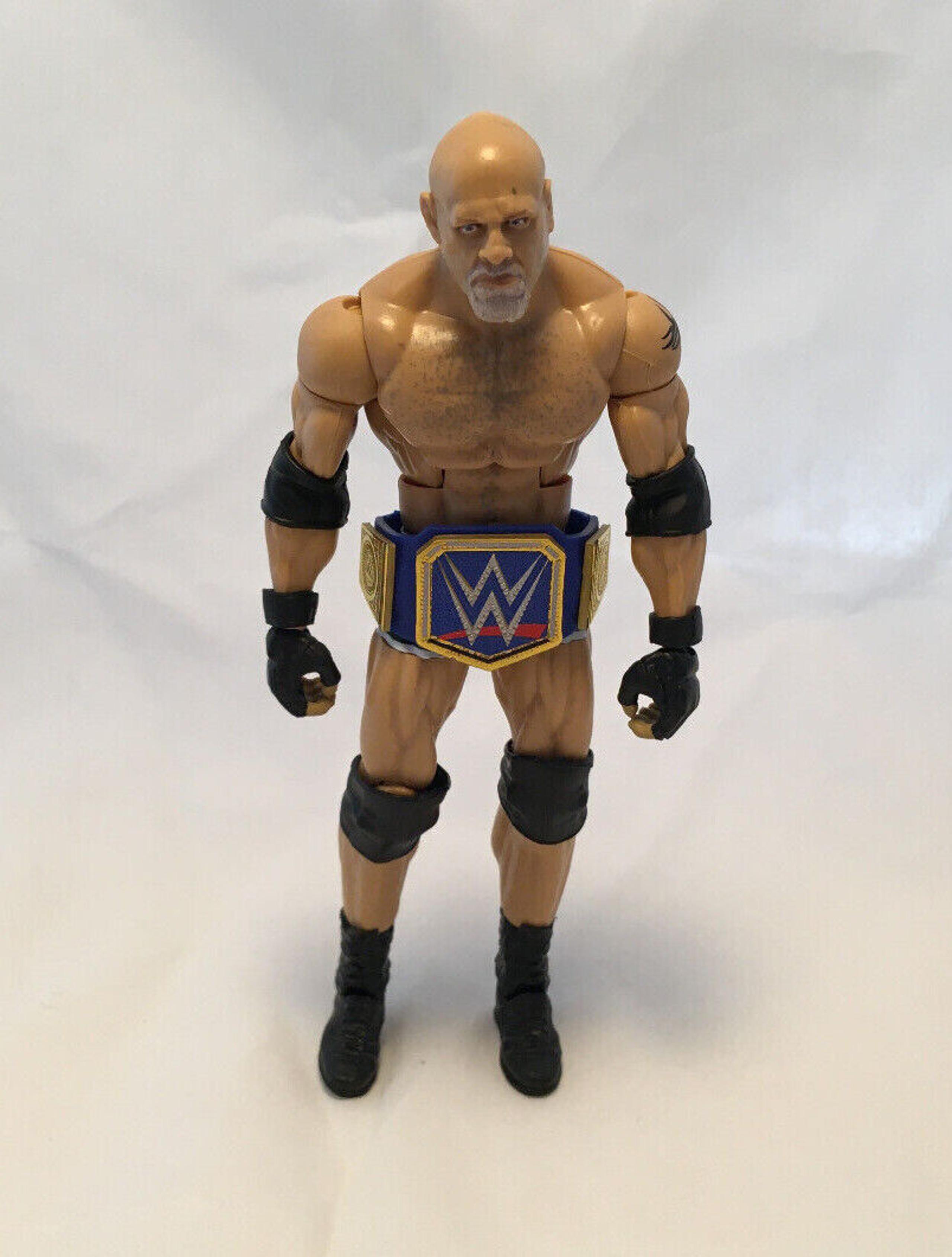 Goldberg 7" Elite Wrestling Action Figure w/ Belt Accesory WWE WWF - Mattel 2011