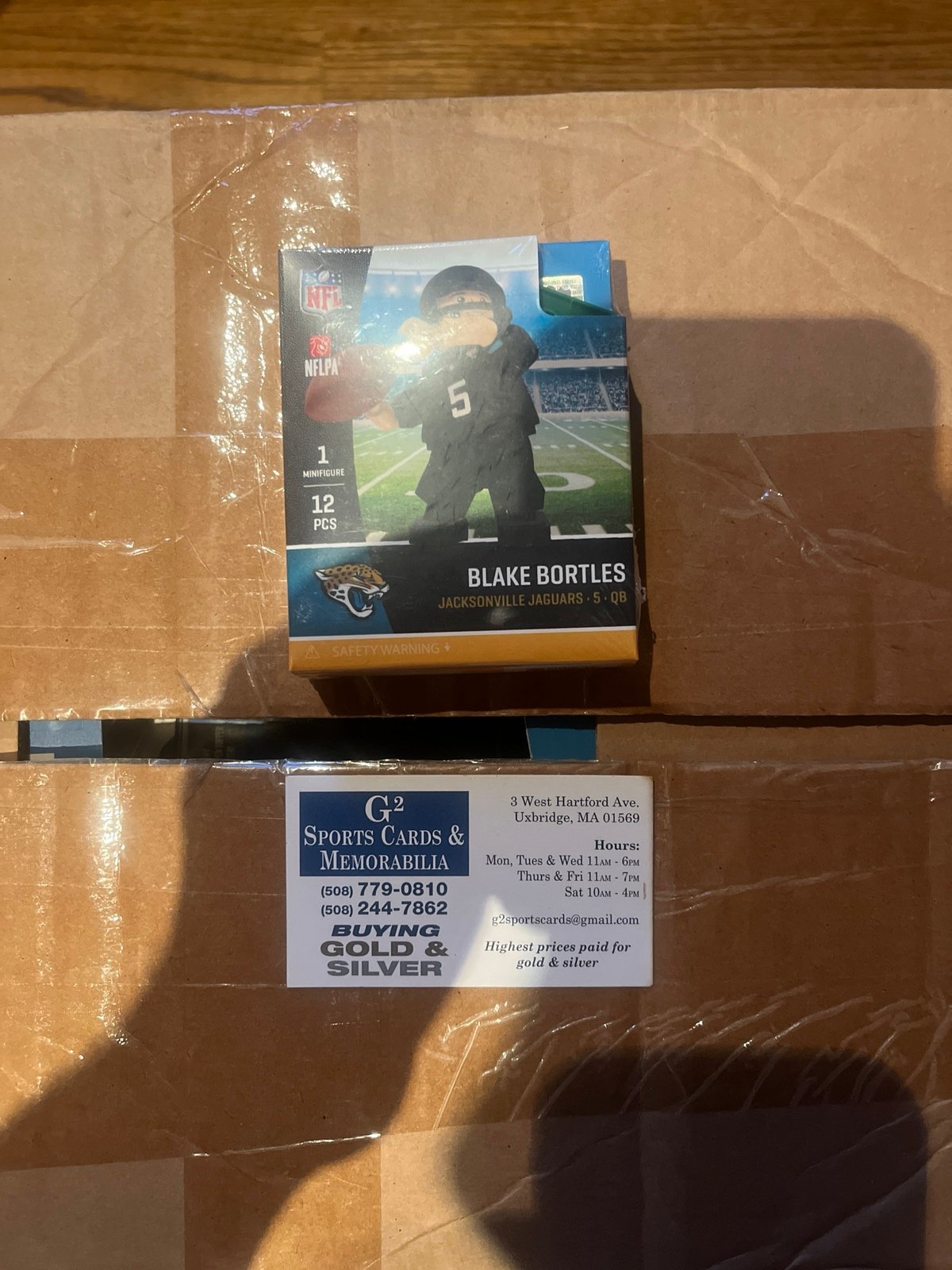NFL OYO Sports Blake Bortles Jacksonville Jaguars Mini Figure Lego compatible