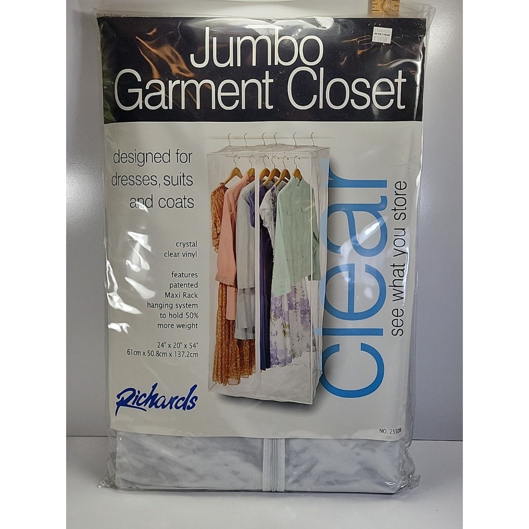 Richards Jumbo Garment Closet Wardrobe Organizer 24x20x54 OPEN Bed Bath & Beyond