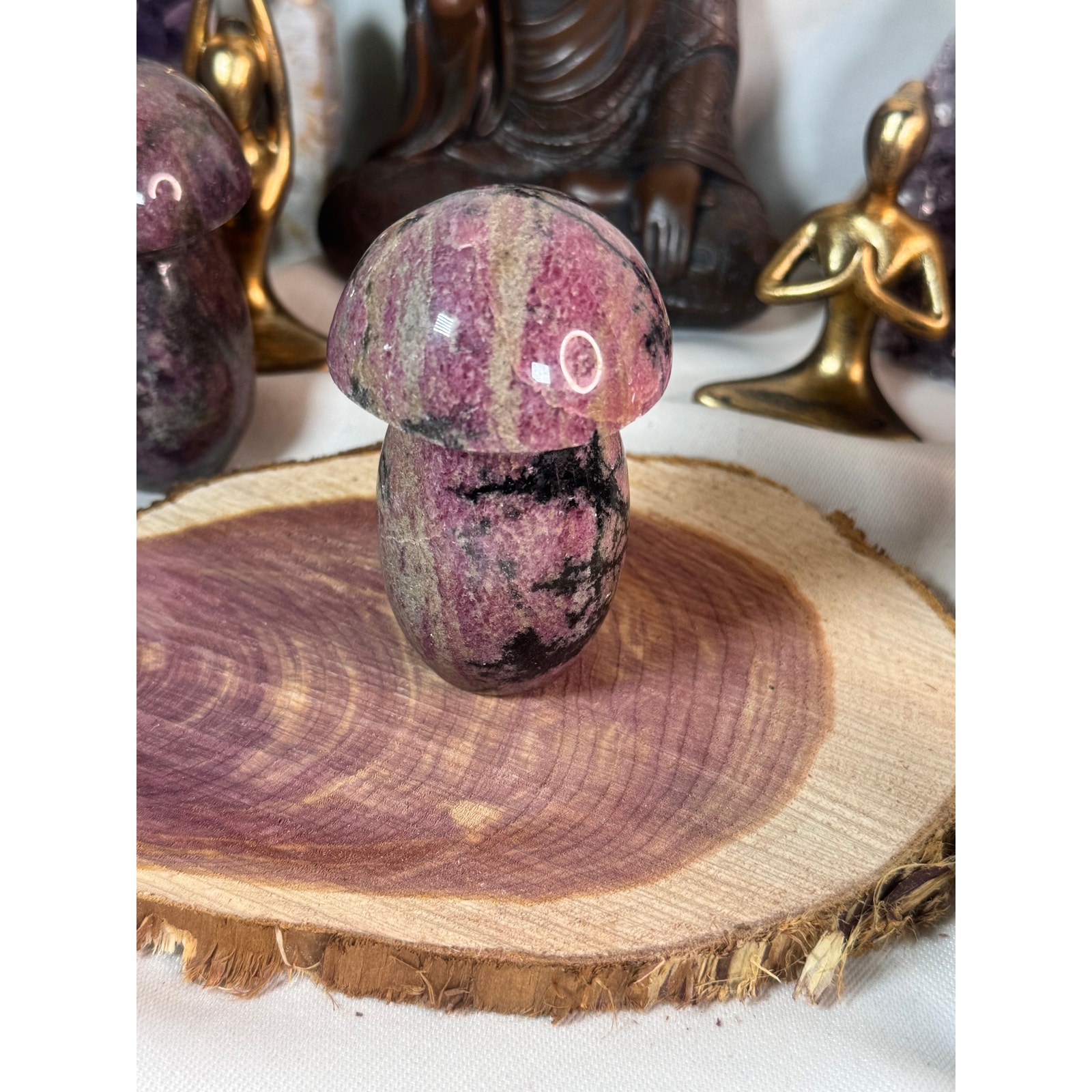Rhodonite Mushroom