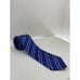 David Donahue Blue Striped Necktie 100% Silk Made in USA