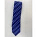 David Donahue Blue Striped Necktie 100% Silk Made in USA