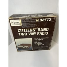 Vintage Sears Citizens Band 2 Way Radio 6136772 Tested Working