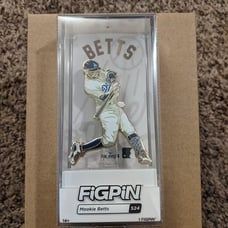 Figpin Mookie Betts Chase Gold Enamel Pin #S24 Los Angeles Dodgers MLB Baseball