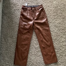Express leather pants