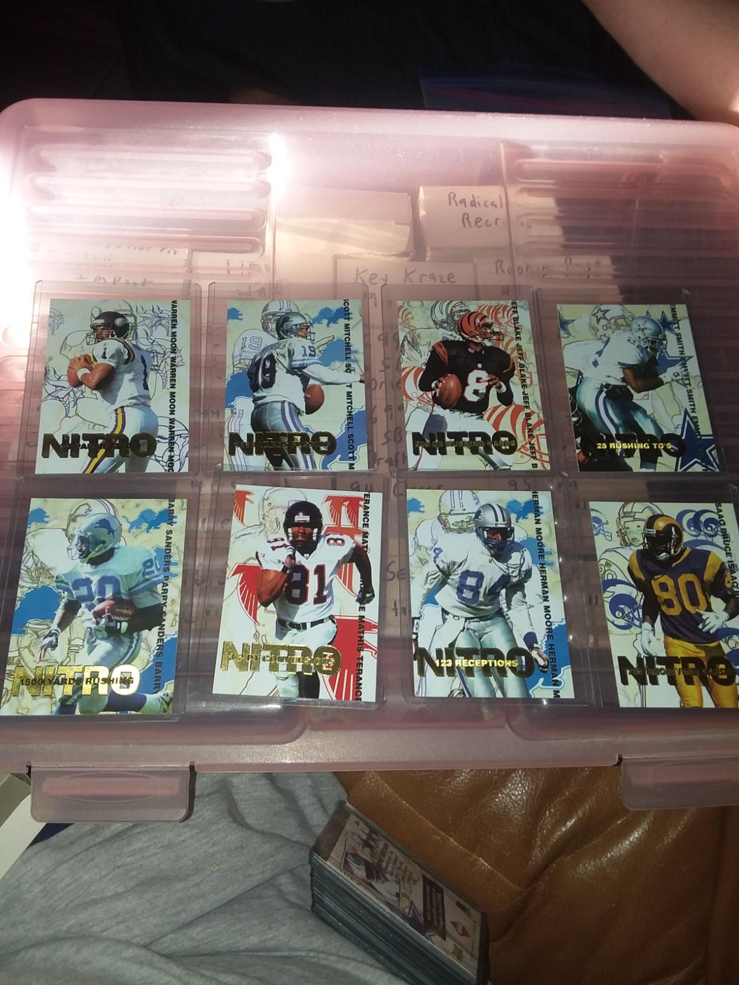 NFL Collectors Edge Nitro Card Set