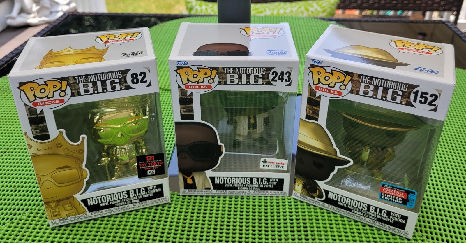 The Notorious B.I.G. Exclusive Funko Pop Lot