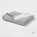 60 x80 Marled Boucle Bed Throw with Fringe Gray - Threshold