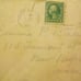 Stamped envelope postmarked 1921 with a 1 cent stamp
