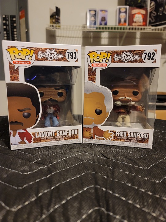 Funko Pop! LOT FRED SANFORD LAMONT SANFORD SON IN PROTECTORS VAULTED UNDER PPG
