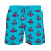 Vilebrequin Moorea Pranayian Turtles Superflex Swim Trunks L