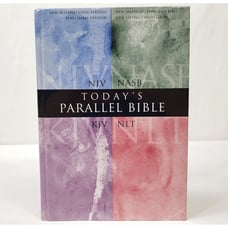 Todays Parallel Bible KJV NIV NLT Updated NASB Side By Side Hardcover Study 2000