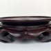 Berkeley Designs Wooden Round Display Stand Holder Carved Base Wood 7”W