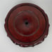 Berkeley Designs Wooden Round Display Stand Holder Carved Base Wood 7”W