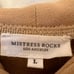 Mistress Rocks Long Sleeve Cotton Pullover Sweatshirt Hoodie Brown Large