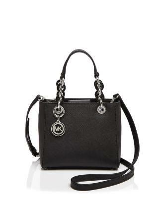 MK Blue Cynthia Extra Small Satchel