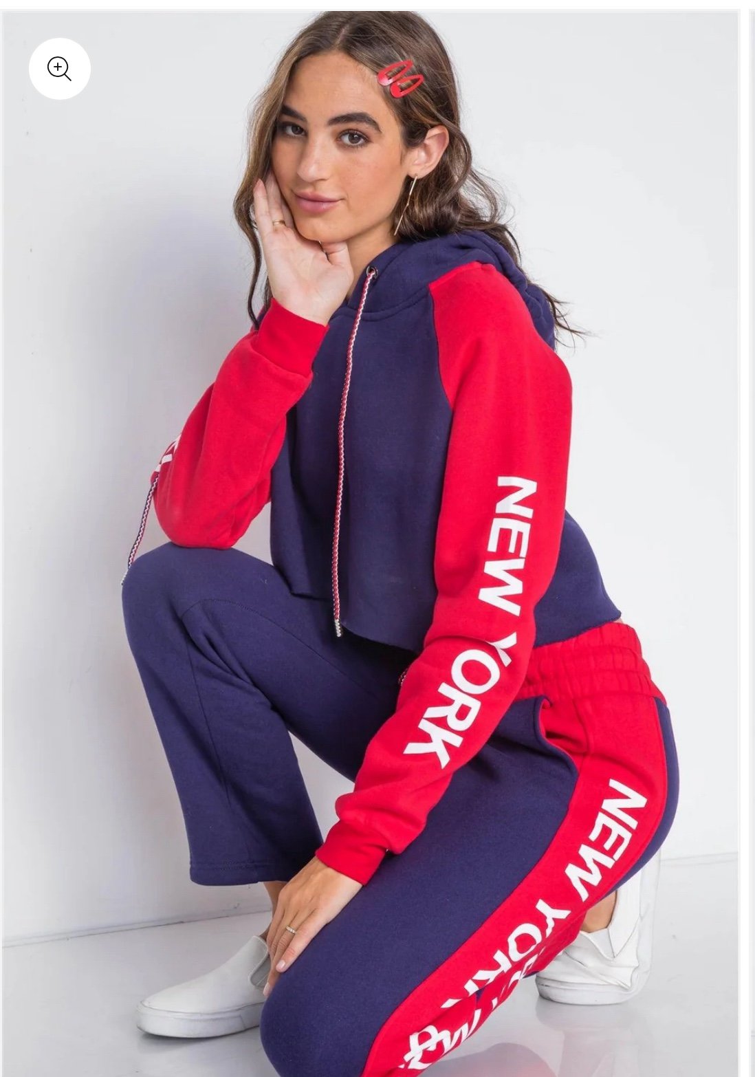 NWT! Women’s Hot & Delicious Two-Piece Colorblock Tracksuit —Size Medium