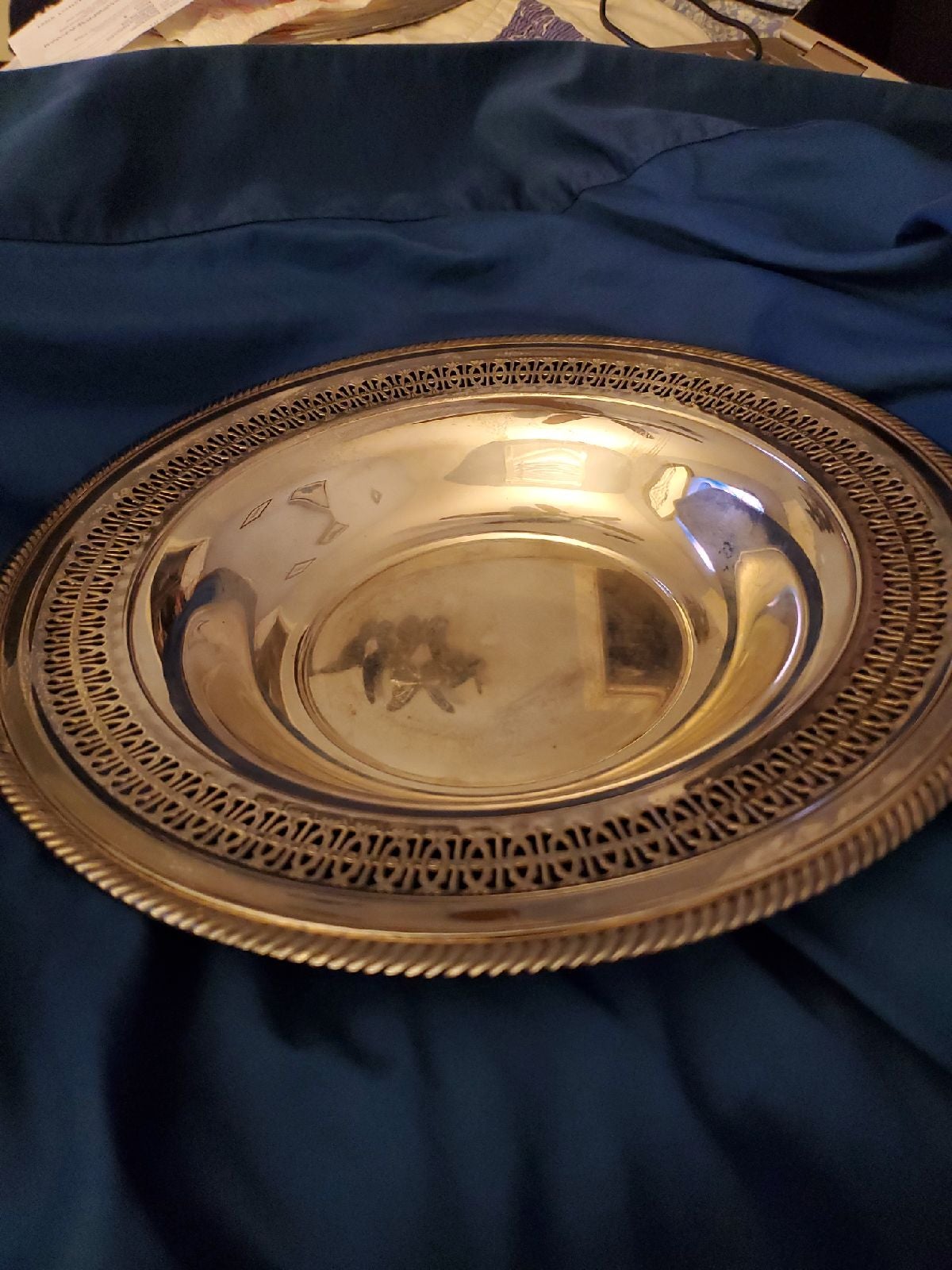 Rogers large silver server