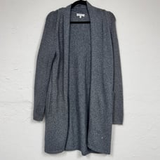 Community Grey Marled Duster Cardigan Sweater Womens XS Preppy Casual Revolve