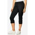 Womens Tech Capri Golf Pants Moisture Wicking UPF50 Sun Protection size 12 Black