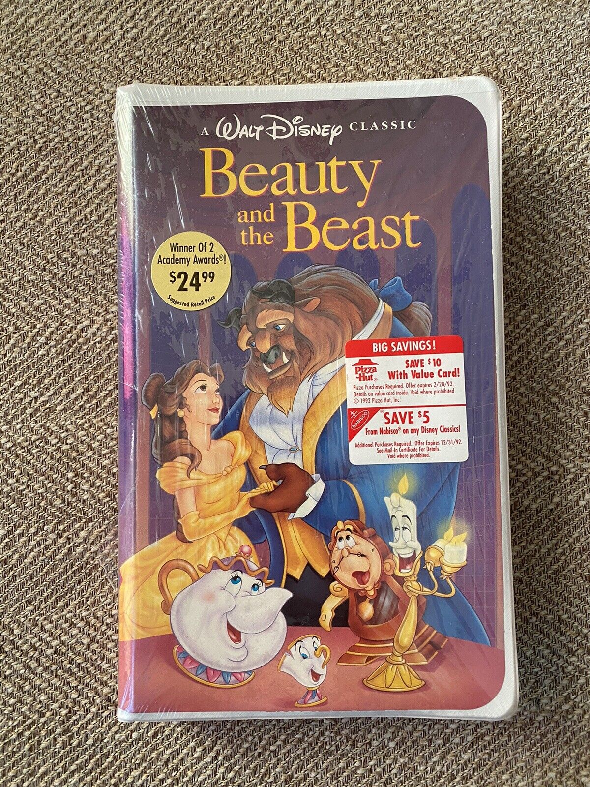 Beauty and the Beast (VHS Tape, 1992) Black Diamond