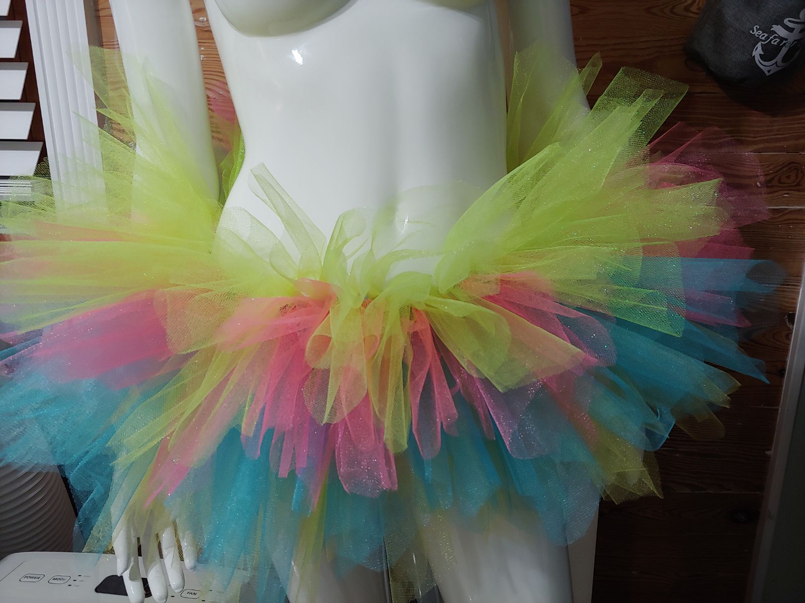 Custom Handmade neon glow tutu adult