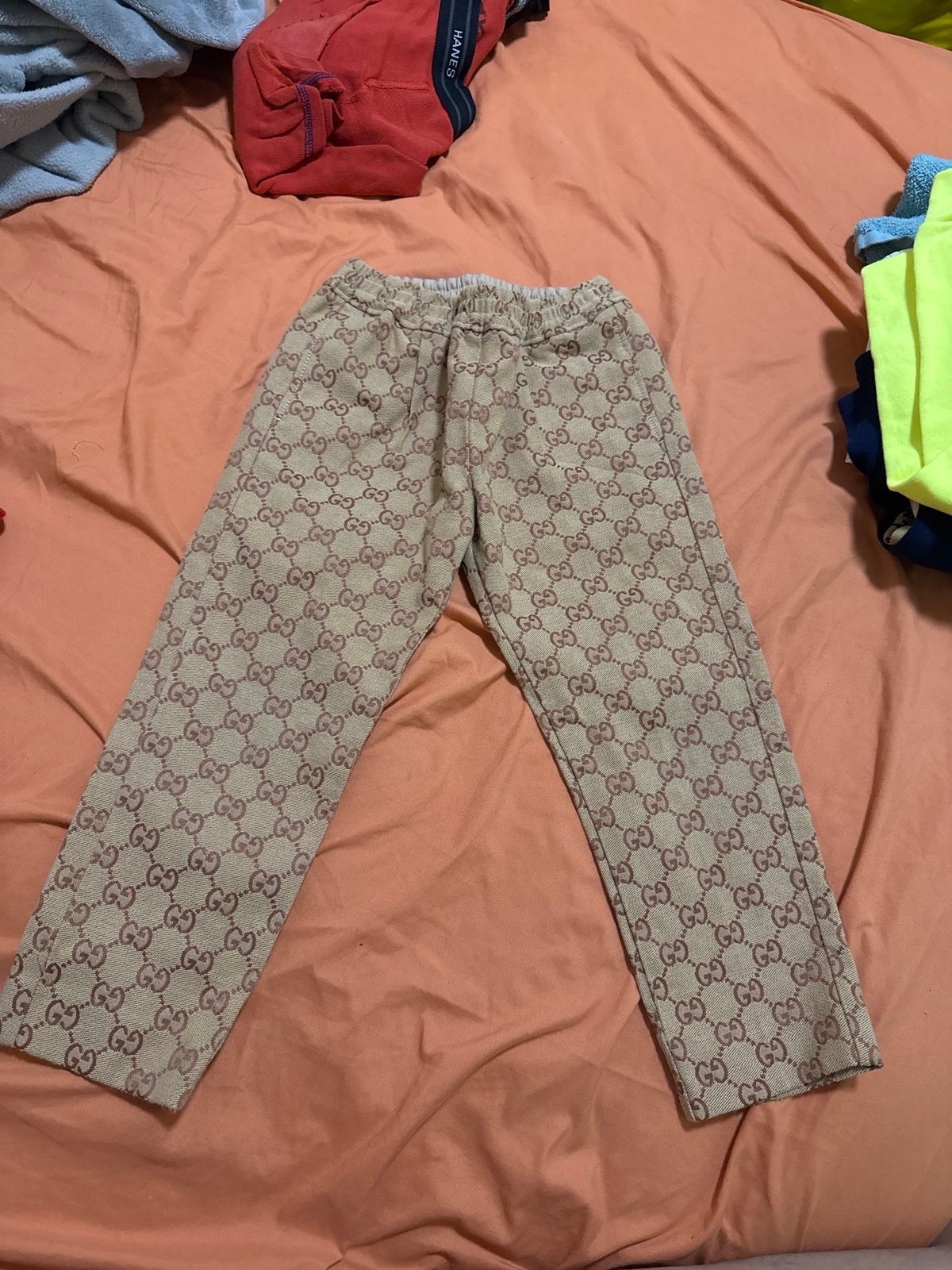 Gucci kids canvas pants