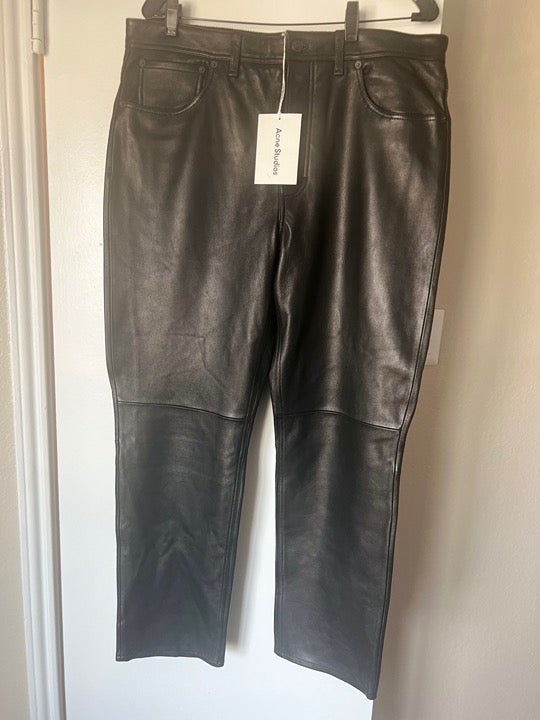 mens leather pants