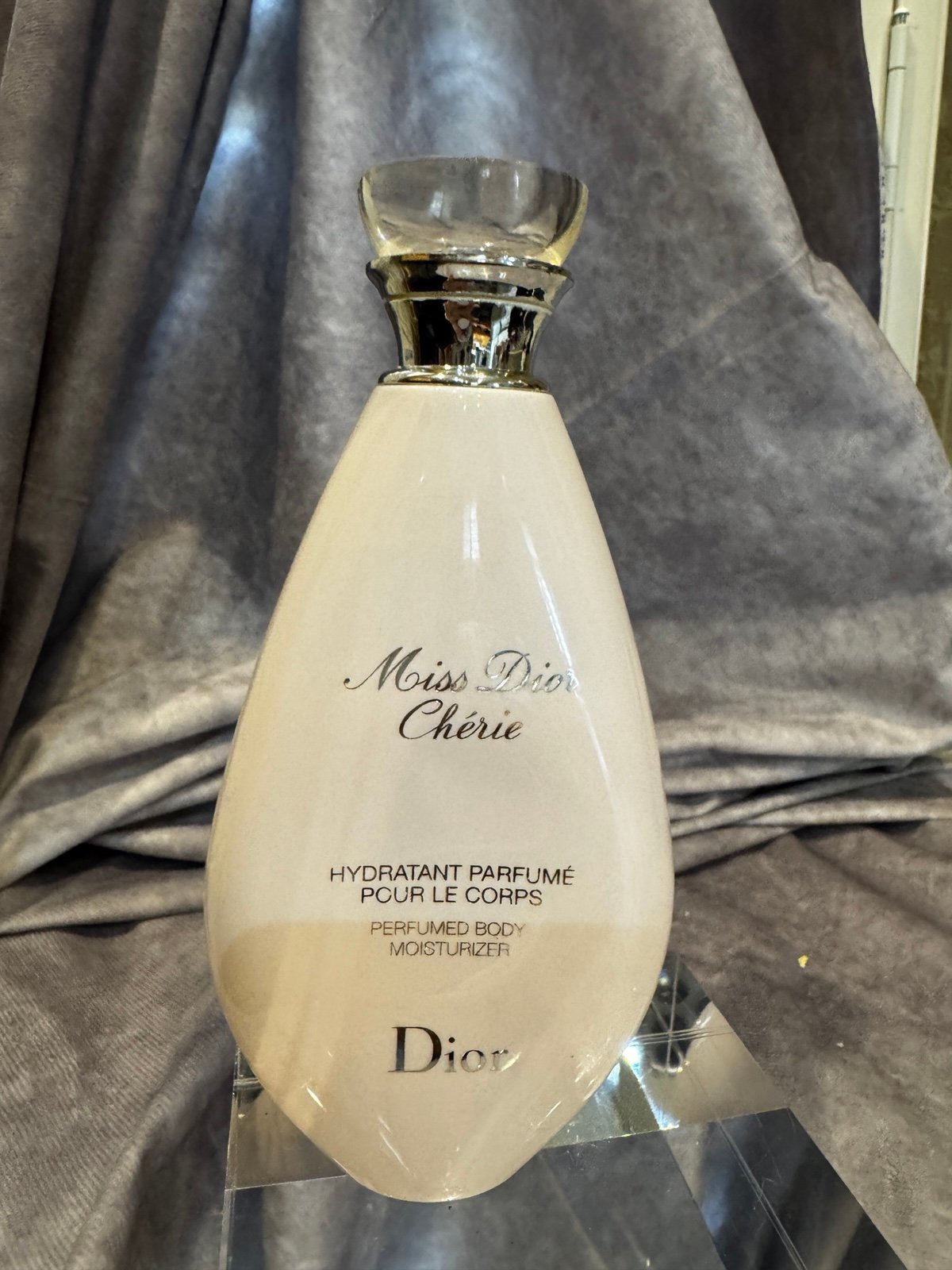 Miss Dior Cherie Perfumed Body Moisturizer 6.8oz USED