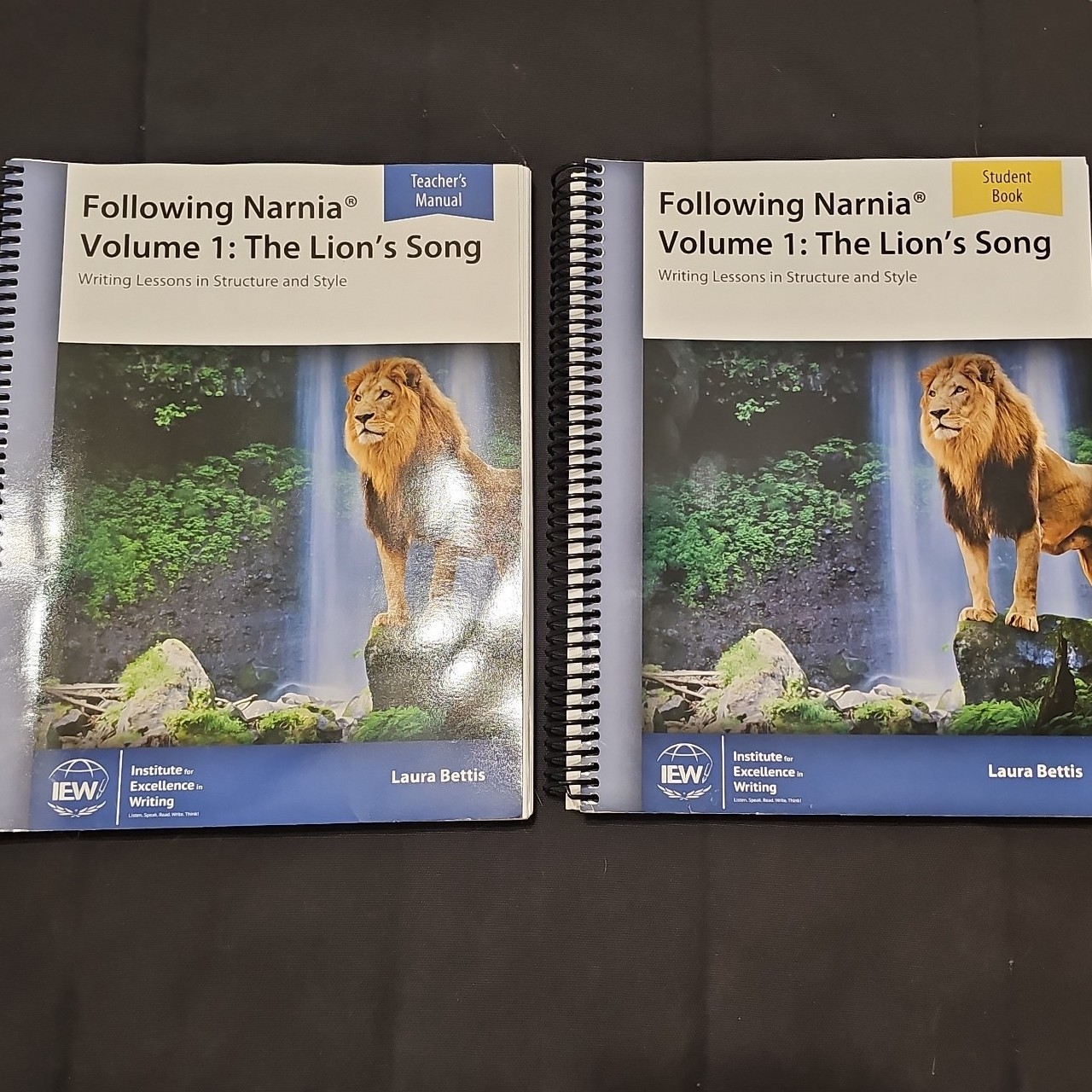 IEW Following Narnia Volume 1 The Lion Song Teacher & Student Books NEW